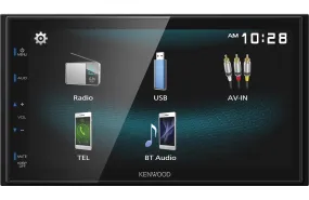 Kenwood DMX125BT Digital Multimedia Receiver with Bluetooth