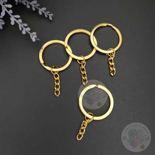 Key Chain Ring - Golden