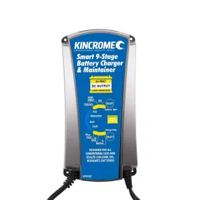 Kincrome Smart 9-Stage Battery Charger & Maintainer - 24V/6A - KP87007