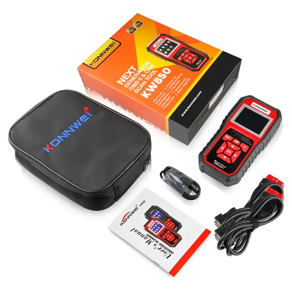 KONNWEI KW850 Full Function Car Diagnosis Car Scanner Universal OBD Engine Code Reader