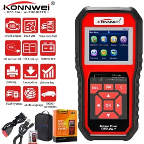 KONNWEI KW850 Full Function Car Diagnosis Car Scanner Universal OBD Engine Code Reader