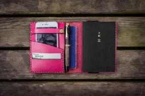 Leather Hobonichi Techo (A6) Planner Cover - Pink