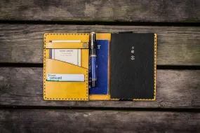 Leather Hobonichi Techo (A6) Planner Cover - Yellow