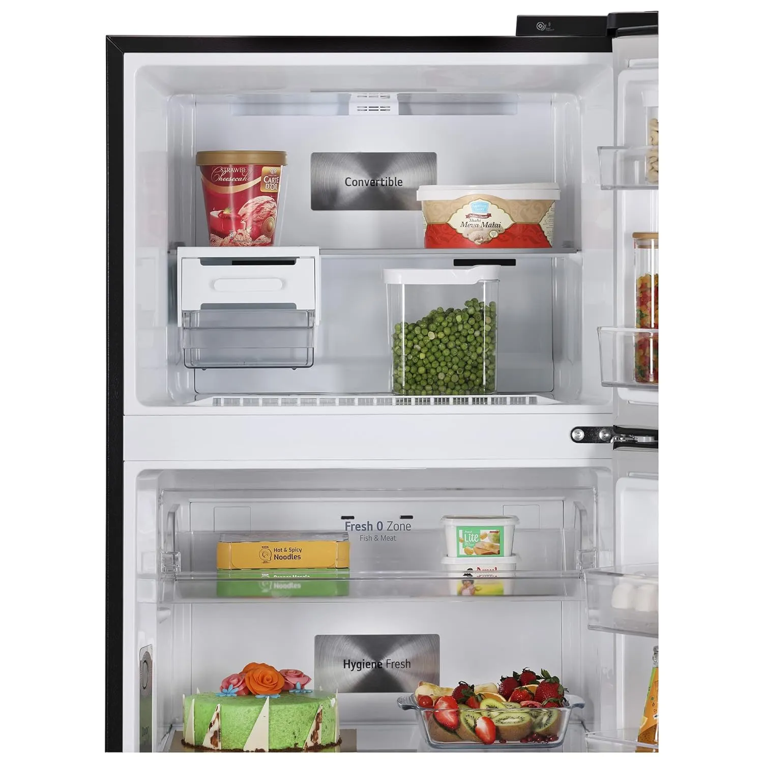 LG  GL-T422VESX 398 L 3 Star Frost-Free Smart Inverter Wi-Fi Double Door Refrigerator