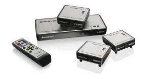 Long-Range Wireless Video 5x2 Matrix PRO with 3 Receivers (TAA)