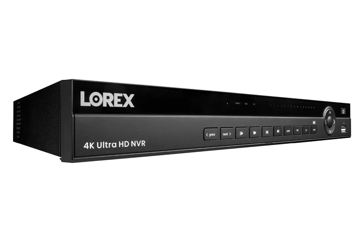 Lorex Elite Series NVR with N4 (Nocturnal Series) IP Bullet Cameras - 4K 32-Channel 8TB Wired System