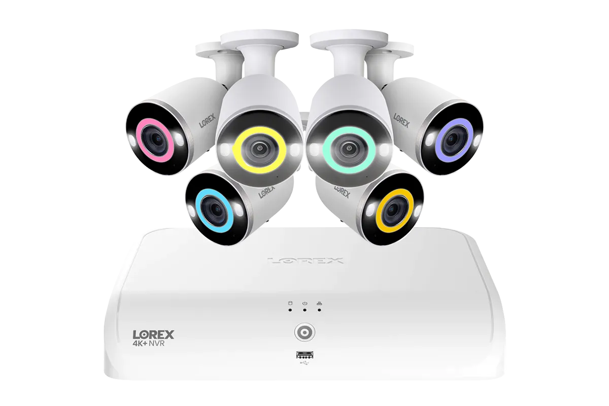 Lorex Fusion Series 4K  16 Channel (8 Wired   8 Fusion Wi-Fi) 2TB Wired System with H16 Wired 4K IP Bullet Cameras