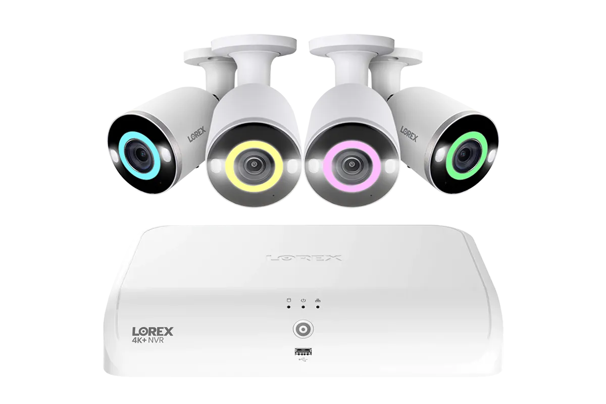 Lorex Fusion Series 4K  16 Channel (8 Wired   8 Fusion Wi-Fi) 2TB Wired System with H16 Wired 4K IP Bullet Cameras