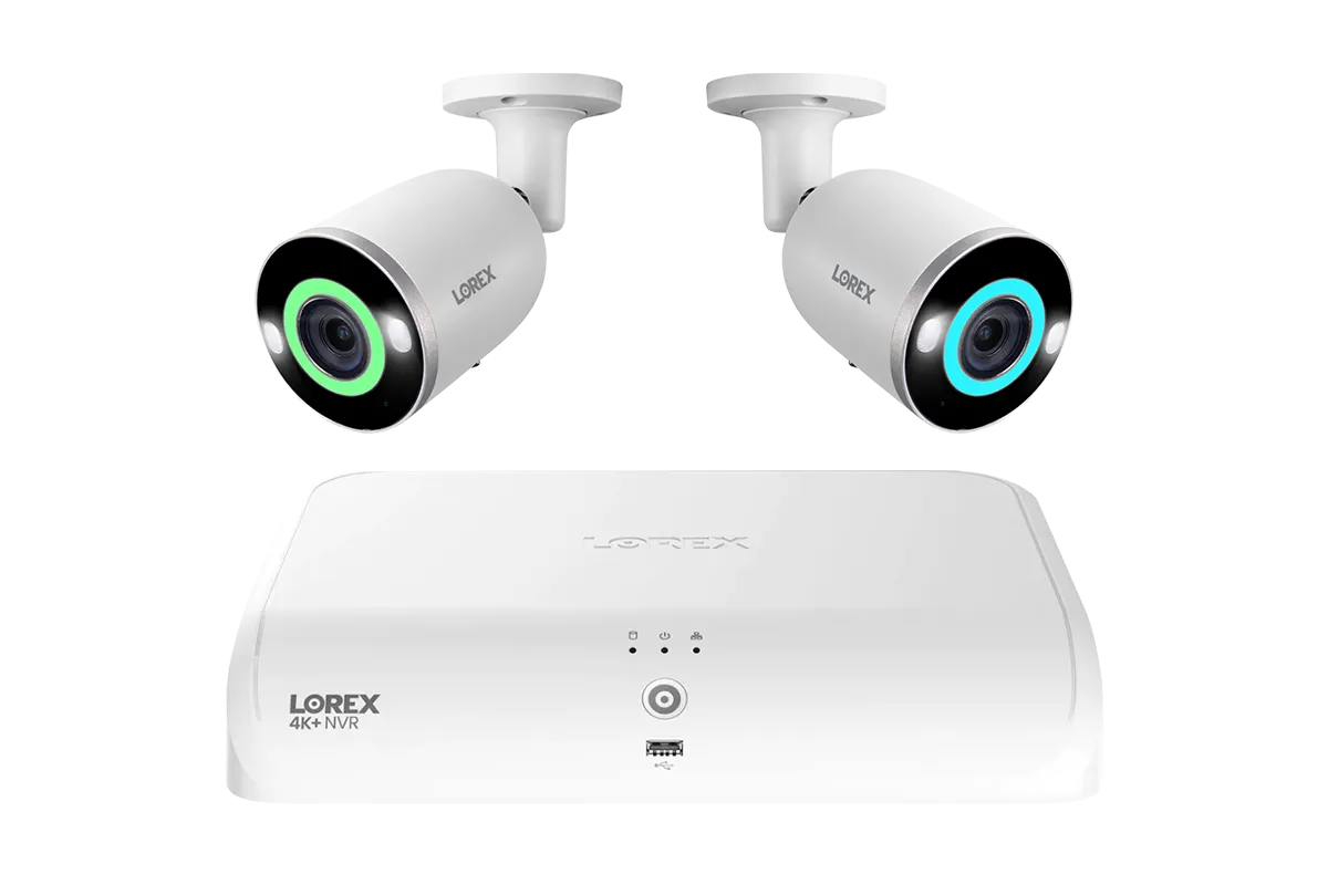 Lorex Fusion Series 4K  16 Channel (8 Wired   8 Fusion Wi-Fi) 2TB Wired System with H16 Wired 4K IP Bullet Cameras