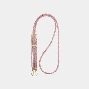 LOUVE COLLECTION Make Me Blush Pink Crossbody Phone Cord