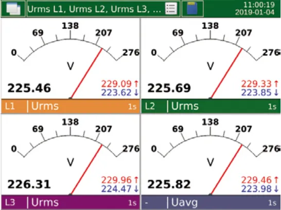 LUMEL Power network analyzer / recorder ND45