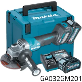 Makita GA030GM201 40V Cordless Angle Grinder (Paddle Switch) XGT