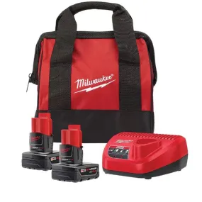 Milwaukee 48-59-2442SPC M12 XC 4.0 Ah Starter Kit