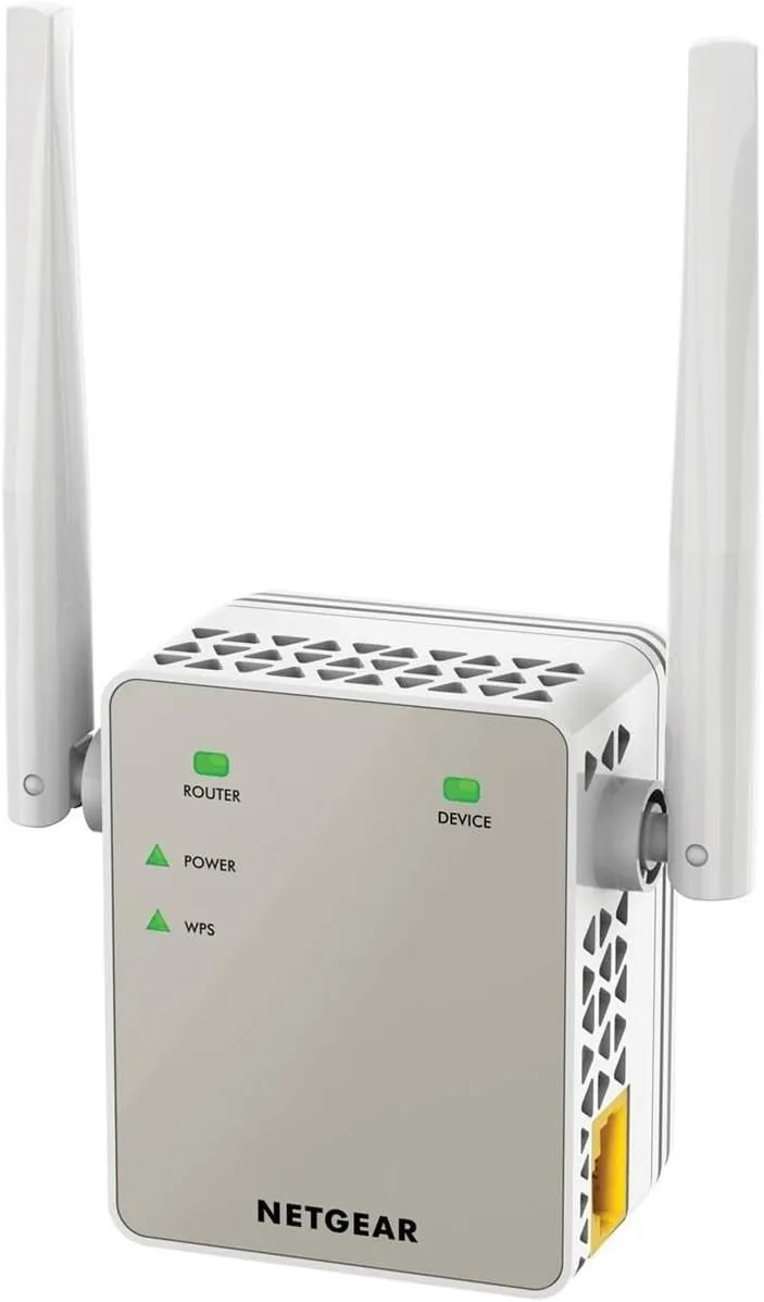 NETGEAR AC1200 WiFi Range Extender (EX6120) – Boosts Coverage up to 1200 sq ft & Supports 20 Devices