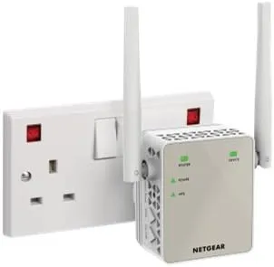 NETGEAR AC1200 WiFi Range Extender (EX6120) – Boosts Coverage up to 1200 sq ft & Supports 20 Devices