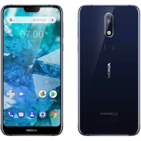 Nokia 7.1 TA-1095 DS 4 GB RAM 64 GB ROM 12 MP   5 MP Rear 8 MP Front 5.84 Inches - Wea Blue