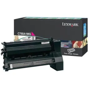 OEM Lexmark C780A1MG Toner Cartridge Magenta 6K Return Program