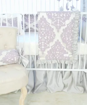 Orchid Petal Crib Blanket