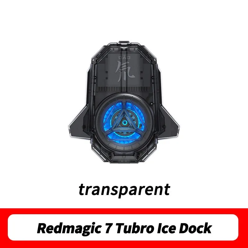 Original Nubia RedMagic Turbo Cooler RedMagic 8 Pro 7S Pro GamingPhone FanCooler Support APP Control ICE Dock Suitable 70-82mm