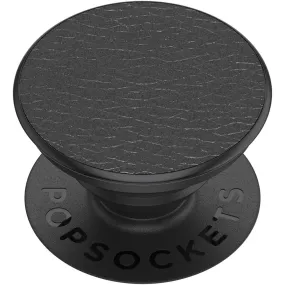 POPSOCKETS Pebbled Vegan Leather Premium Holder og Stand