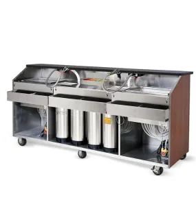 Portable Bar With Stainless Steel Working Side - BBC-8 (Without Bumper)