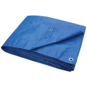 ProSource Tarpaulin, 16 ft L, 12 ft W, 3.5 mil Thick, Polyethylene, Blue