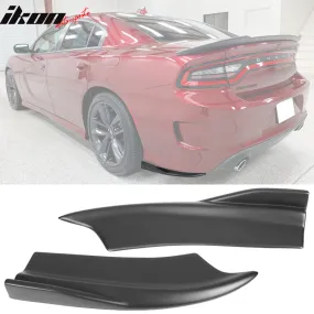 Rear Diffuser for 2020-2023 Dodge Charger V2 Style Matte Black Rear Bu