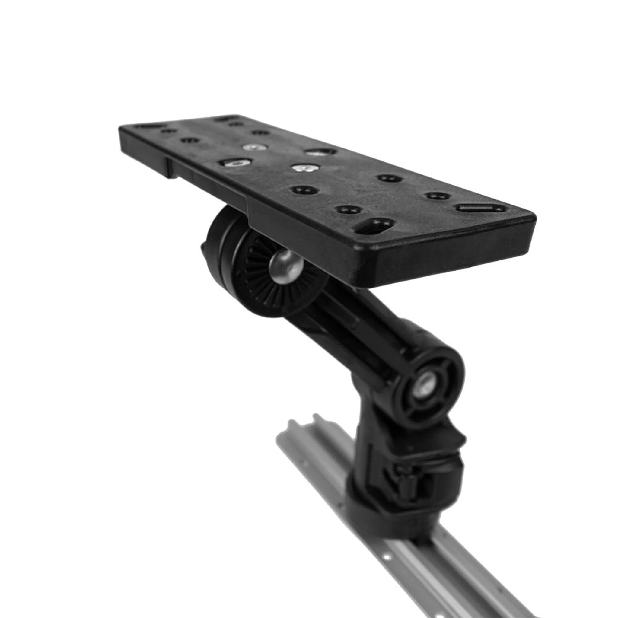 Rectangular Fish Finder Mount with Track Mounted LockNLoad™ Mounting System