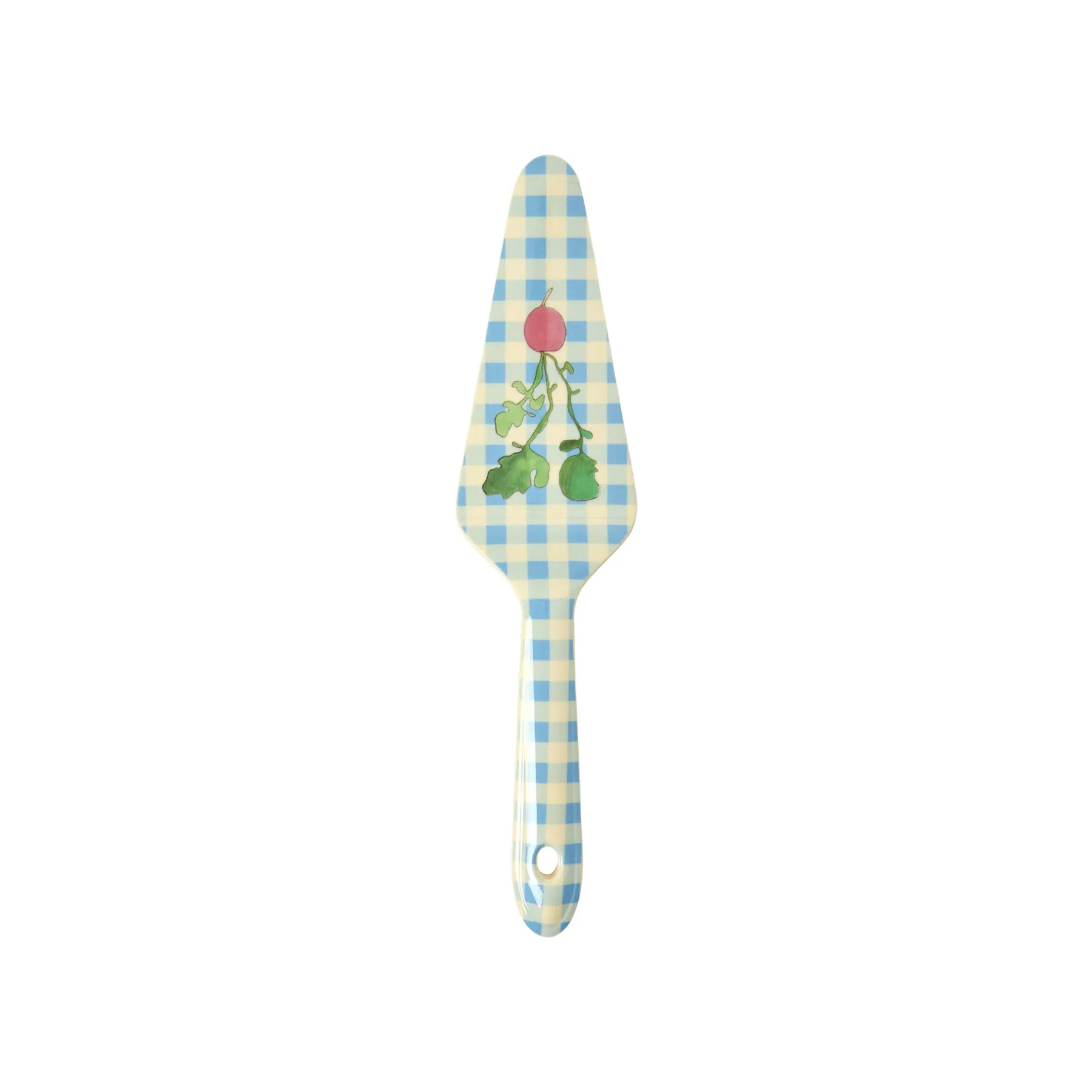 Rice DK Melamine Cake Server - Blue - Ravishing Radish Print