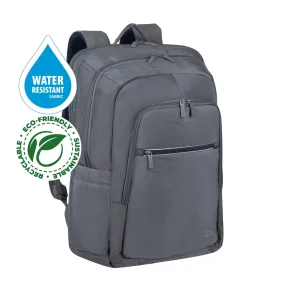 Rivacase 7569 Laptop Backpack 17.3" Alpendorf Eco, Grey, Waterproof Material, Eco Rpet, Pockets For Smartphone, Document