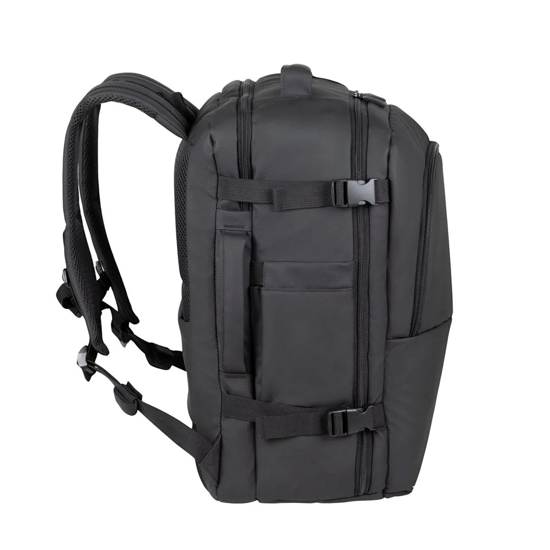 Rivacase 8465 Backpack For Laptop 17.3" Tegel Eco, Black, Waterproof Material, Eco Rpet, Pockets For Smartphone, Documen