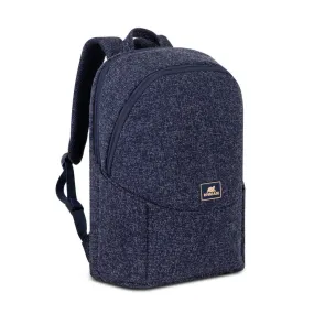 Rivacase Anvik 15.6" Laptop Backpack, Navy Blue, 15L, Waterproof Fabric, Pockets For 10.5" Tablet, Smartphone, Documents