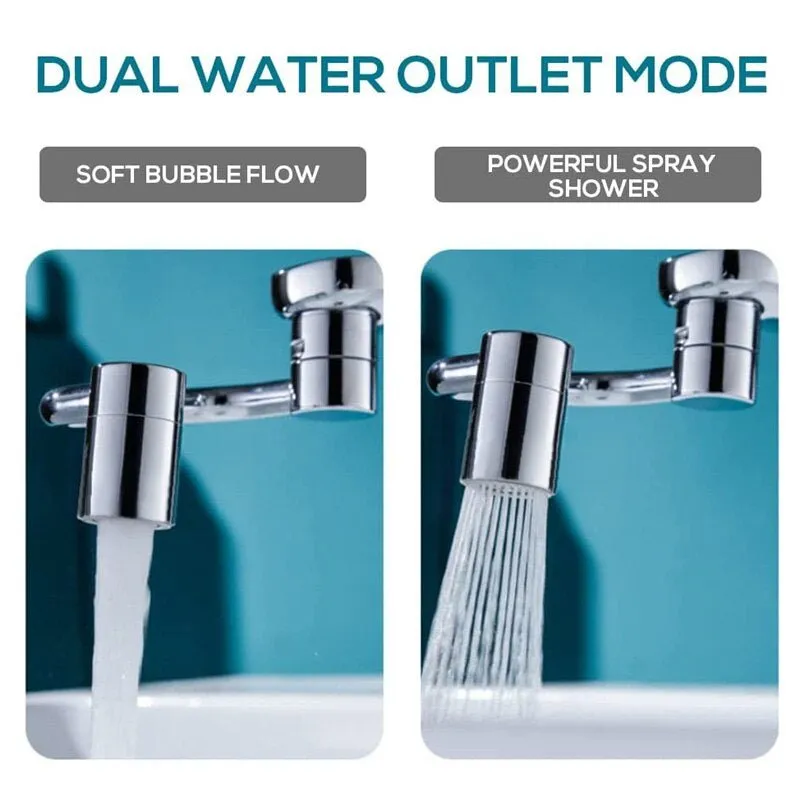 Rotatable Faucet Extender - Splash-proof Filter Faucet for Home Bathroom