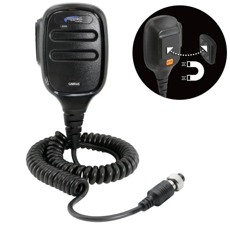 Rugged Radios Hand Mic for GMR45 Mobile Radio - Scosche MagicMount™