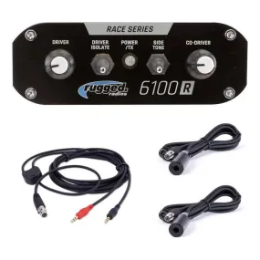 Rugged Radios RRP6100 Peltor Rally Intercom Kit - DSP Chips Installed