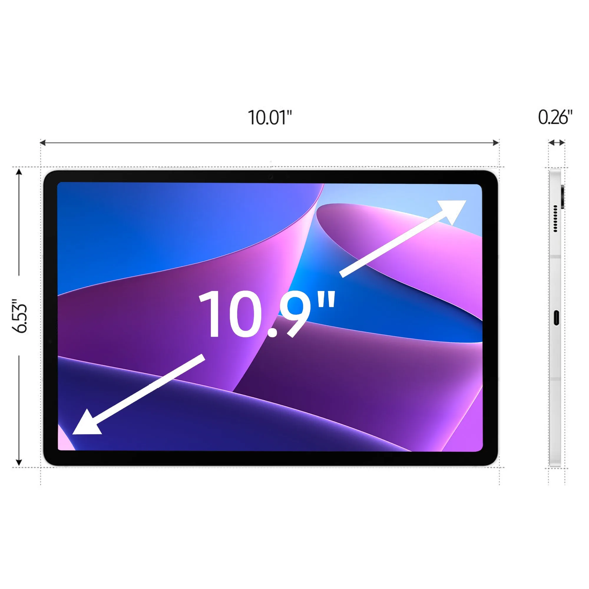 Samsung 10.9" Galaxy Tab S9 FE 128GB Multi-Touch Tablet with Stylus (Wi-Fi Only, Silver)