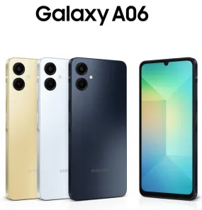 Samsung Galaxy A06 64GB Brand New Sealed Unlocked Black, Gold & Blue