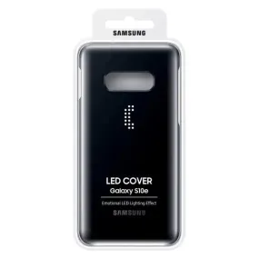 Samsung Galaxy S10e LED Cover - LED Display and Light Show - Black