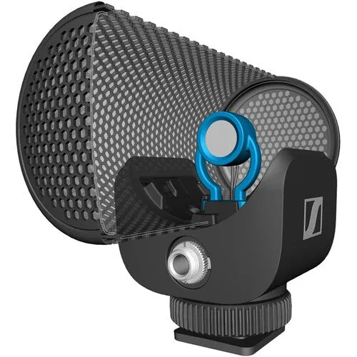 Sennheiser MKE200 Compact, Super-Cardioid On-Camera Microphone W/Built-In Wind Protection & Shock Absorption