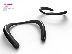 Sharp AN-SS1(BK) Sound Partner Bluetooth Wearable