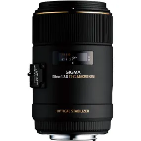 Sigma 105mm f/2.8 EX DG OS HSM Macro Lens for Canon