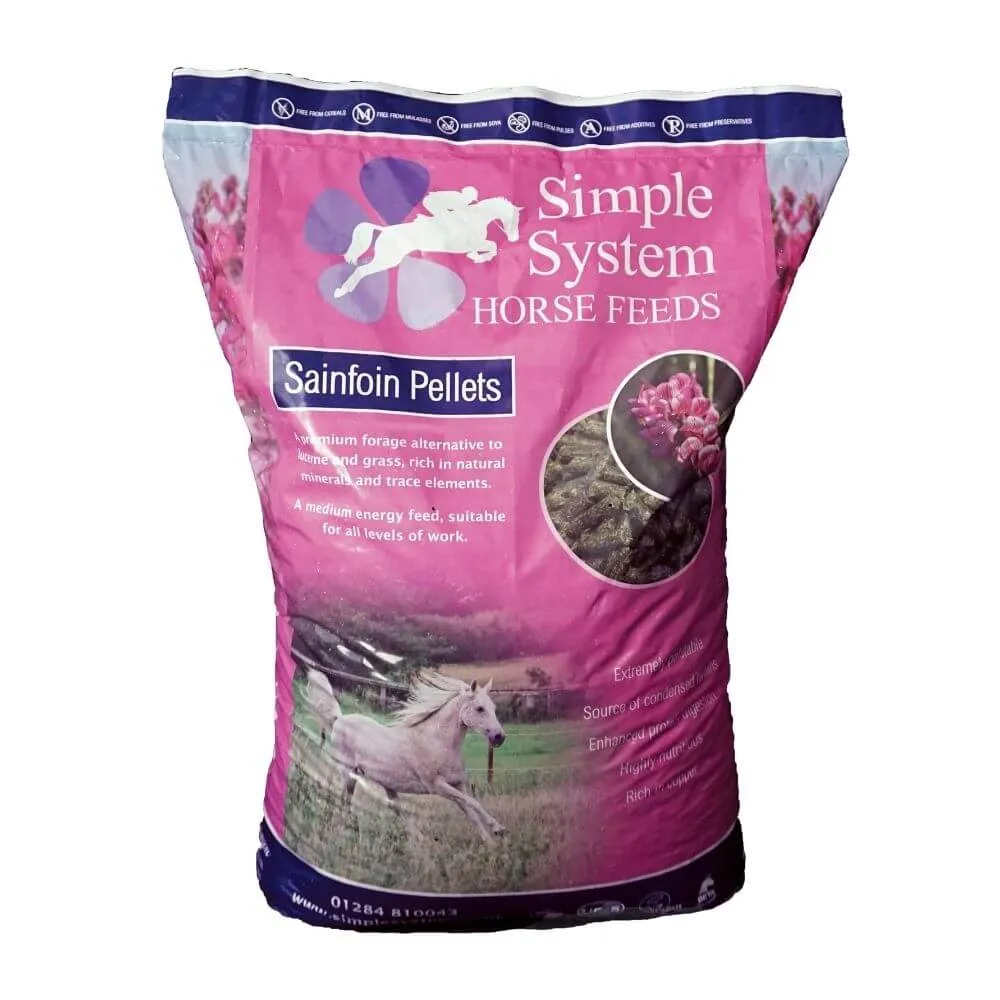 Simple System Sainfoin Pellets 20kg