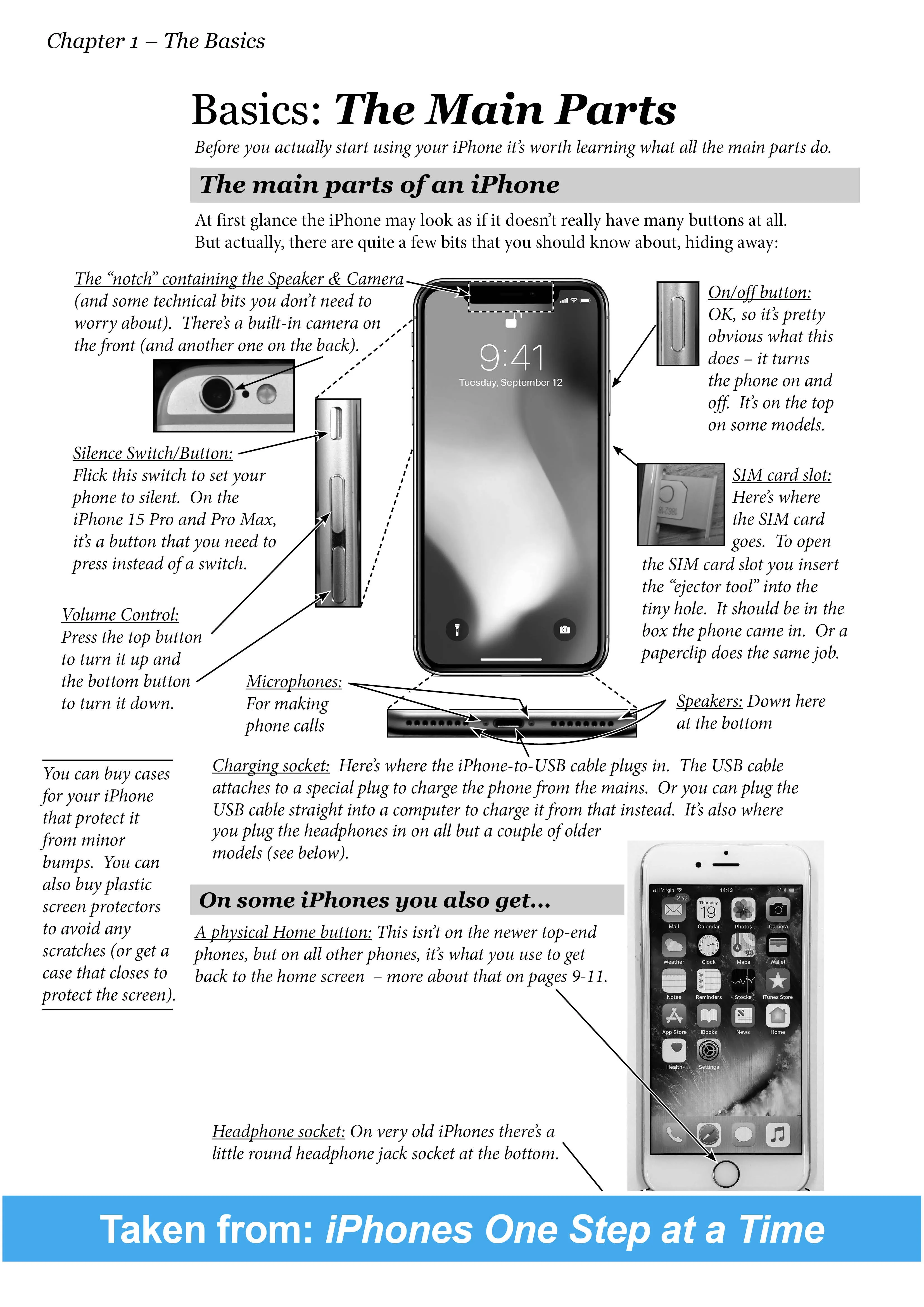 Smartphones One Step at a Time (iPhone, Android & Doro Smartphones)