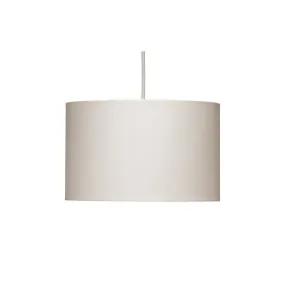 Straight Drum Cotton Shade | Cream