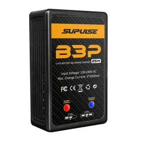 SUPULSE 2S-3S 7.4V 11.1V 25W Pro AC LiPo Battery Charger Fast Charing RC Balance Charger