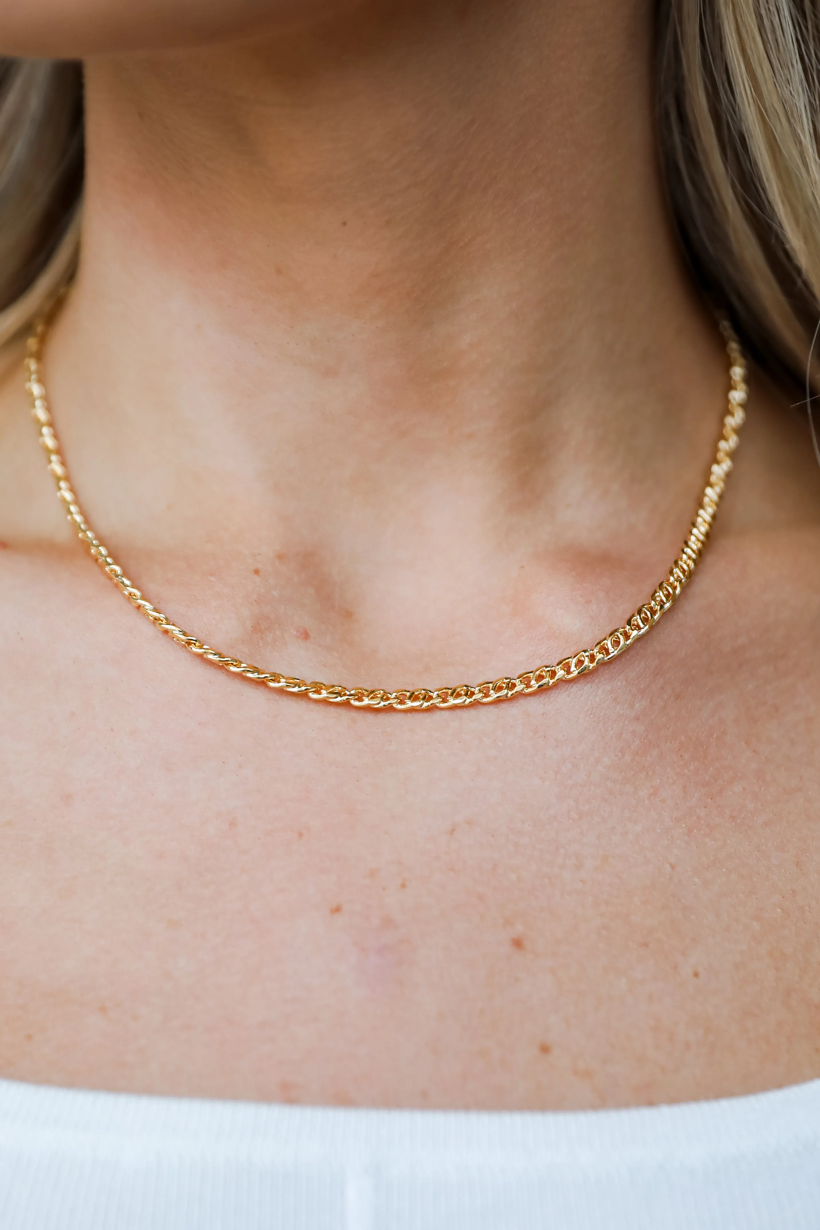 Tatum Gold Chain Necklace