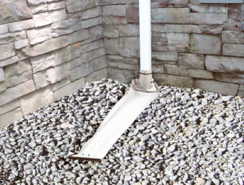 Thermwell DE46WH 46" White Roll Out / Roll Up Automatic Downspout Extenders - Quantity of 8