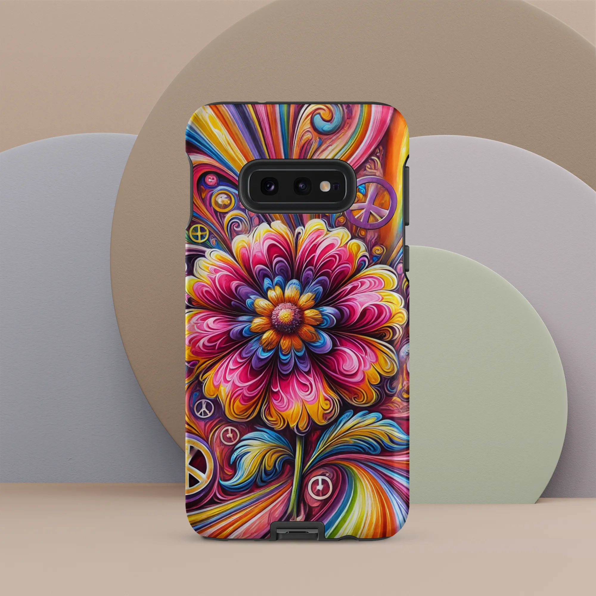 Tough case for Samsung® Hippie Pink Flower