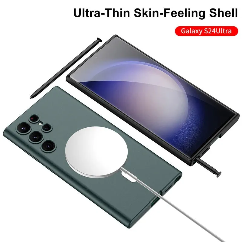 Ultra-thin Skin-Feeling Magsafe Cases Wireless Charging For Samsung Galaxy S24 S23