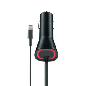 Verizon (5V/2.4A) MFi Vehicle Car Charger for iPhone / iPad / iPod - Black